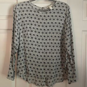 H&M size 10 embroidered long sleeved top